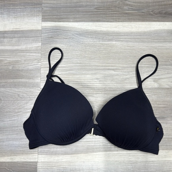 La Vien rose Aqua Black Women's bikini top size medium - Picture 3 of 6